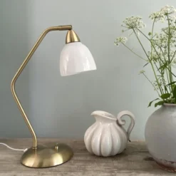 Superliving Urban bordlampe, messing