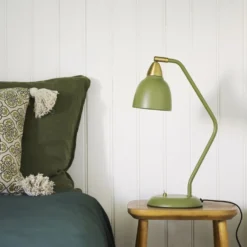 Superliving Urban bordlampe, olivengrøn