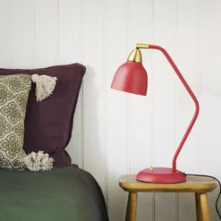 Superliving Urban bordlampe, rød