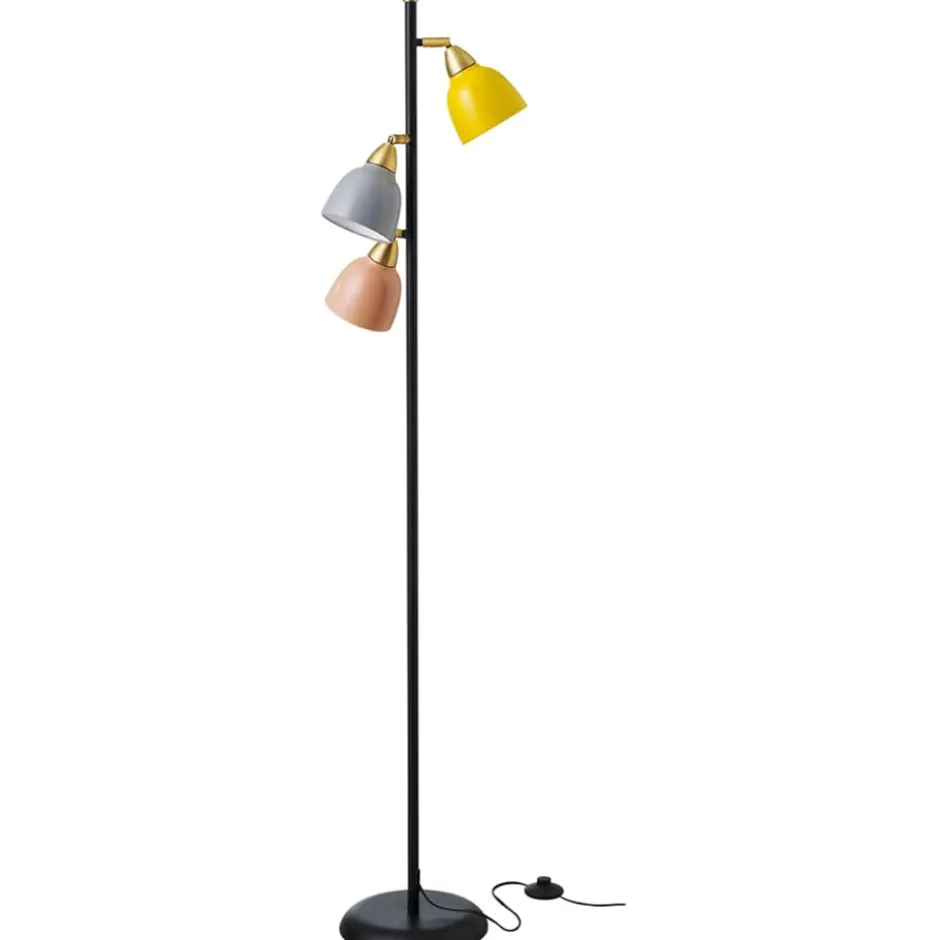 Superliving Urban Triple gulvlampe, flerfarvet