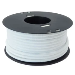 TBI stofledning, 2x0,75 mm², hvid, metervare
