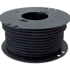 TBI stofledning, 2x0,75 mm², sort, metervare