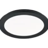 Trio Lighting Camillus loftlampe, sort, Ø26 cm