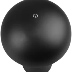 Trio Lighting Lennon genopladelig bordlampe, sort