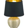 Trio Lighting Luxor bordlampe, guld, 26 cm