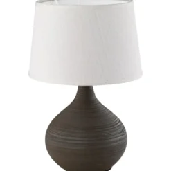 Trio Lighting Martin bordlampe, brun