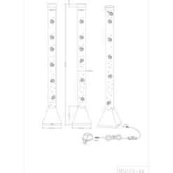 Trio Lighting Motion børne gulvlampe
