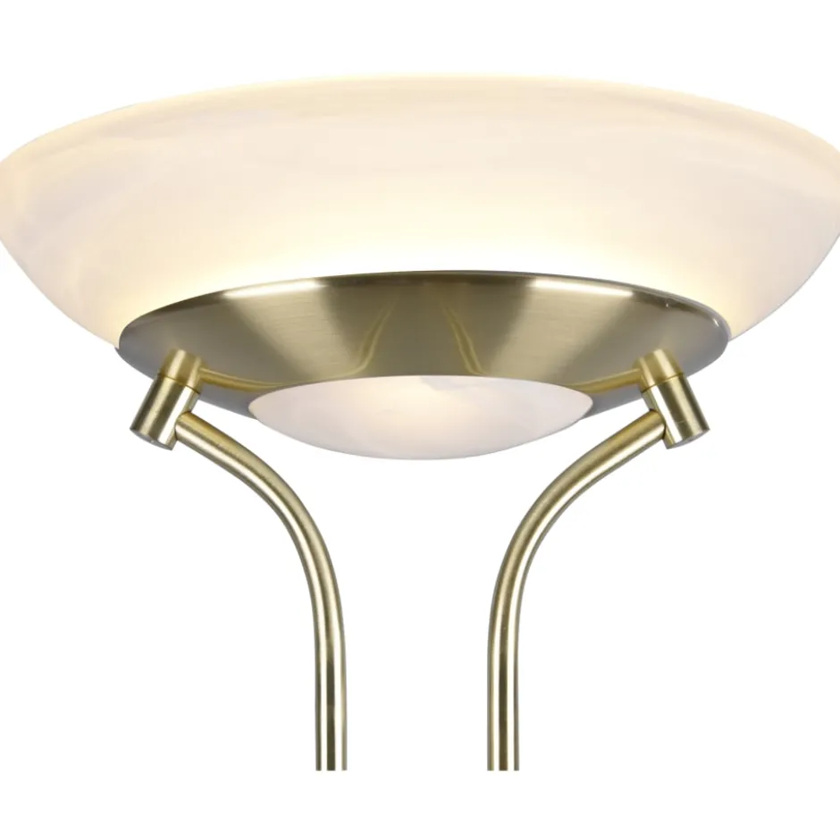 Trio Lighting Orson gulvlampe, messing