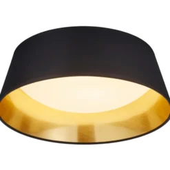 Trio Lighting Ponts loftlampe, sort, Ø34 cm