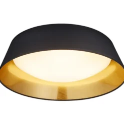 Trio Lighting Ponts loftlampe, sort, Ø45 cm