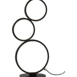 Trio Lighting Rondo bordlampe, sort, 45 cm