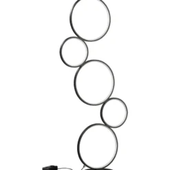 Trio Lighting Rondo gulvlampe, sort, 115 cm