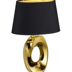 Trio Lighting Taba bordlampe, guld, 33 cm