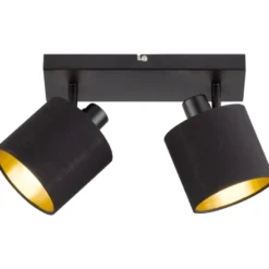 Trio Lighting Tommy spotlampe, sort