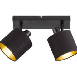 Trio Lighting Tommy spotlampe, sort