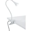 Trio Lighting Viper klemmelampe, hvid