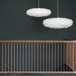 Umage Eos Esther fjerlampeskærm, hvid, Ø60 cm