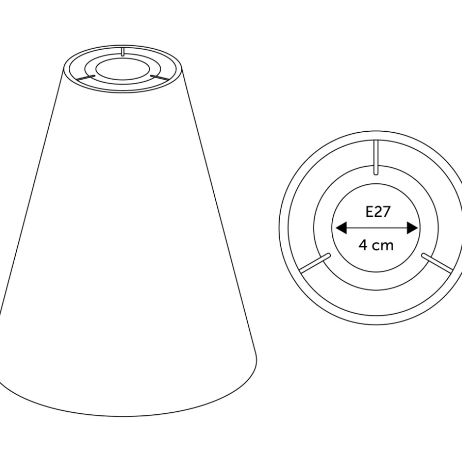 Umage Eos Evia fjerlampeskærm, grå, Ø40 cm