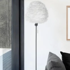 Umage Eos Evia fjerlampeskærm, hvid, Ø55 cm