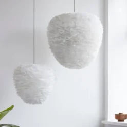 Umage Eos Evia fjerlampeskærm, hvid, Ø55 cm