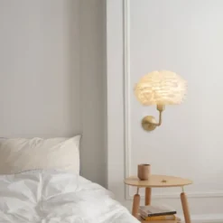 Umage Eos fjerlampeskærm, hvid, Ø35 cm