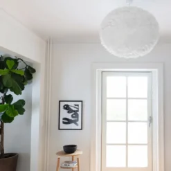 Umage Eos fjerlampeskærm, hvid, Ø65 cm
