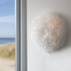 Umage Eos Up loft- & væglampe, hvid, Ø40 cm