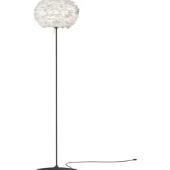 Umage Santé Eos fjer gulvlampe, hvid