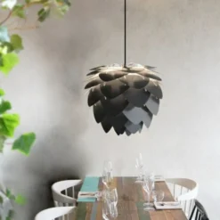 Umage Aluvia lampeskærm, antracit, Ø40 cm