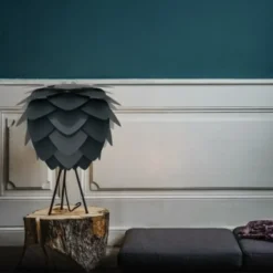 Umage Aluvia lampeskærm, antracit, Ø40 cm