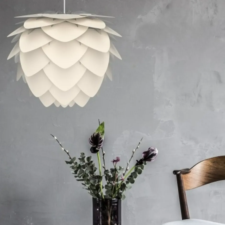 Umage Aluvia lampeskærm, hvid, Ø40 cm