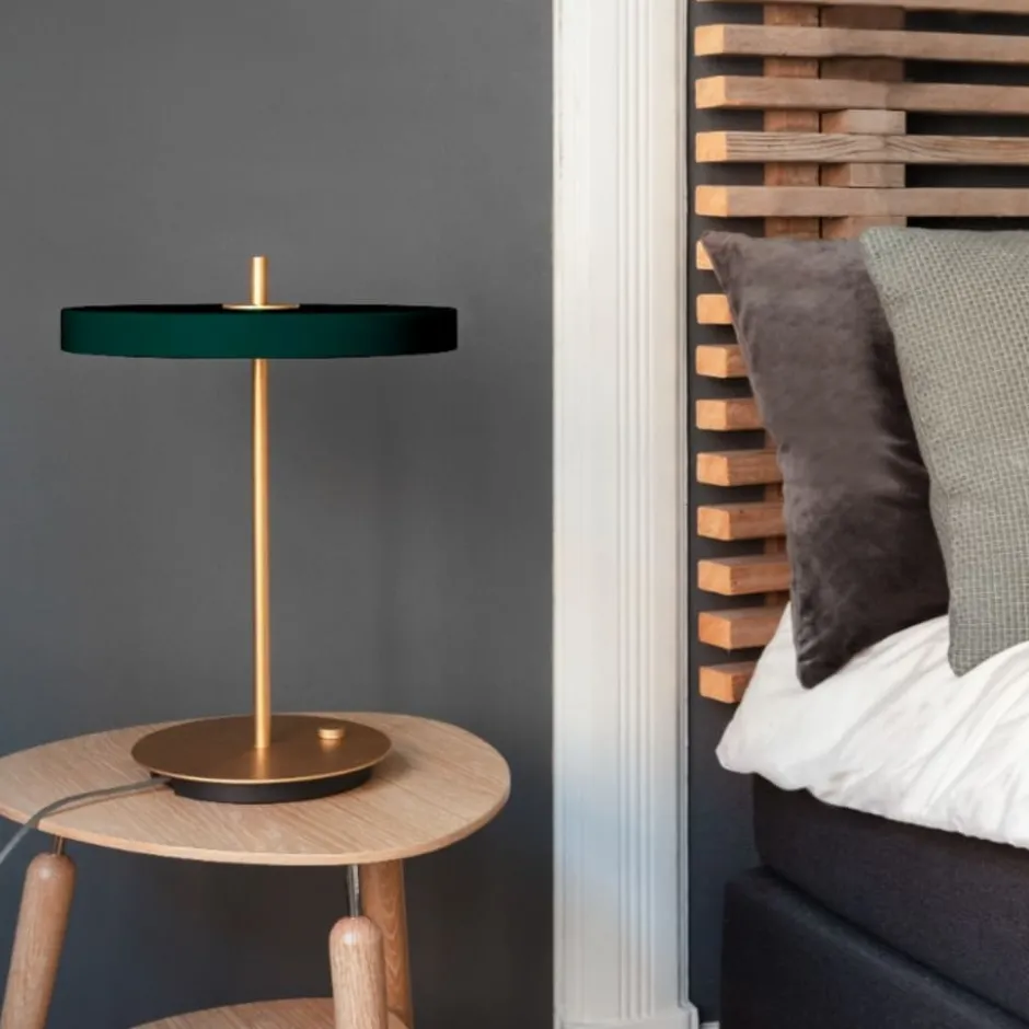 Umage Asteria bordlampe med USB, grøn