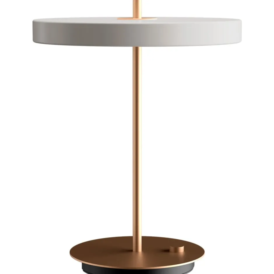 Umage Asteria bordlampe med USB, lysegrå
