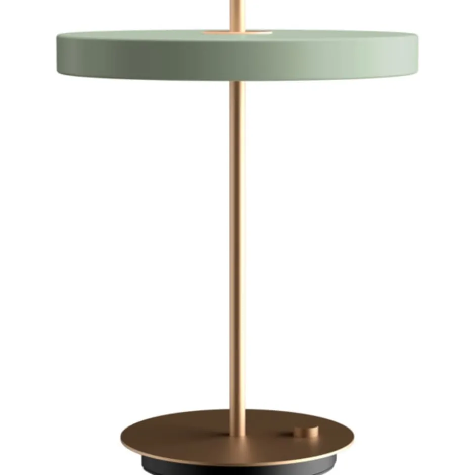 Umage Asteria bordlampe med USB, lysegrøn