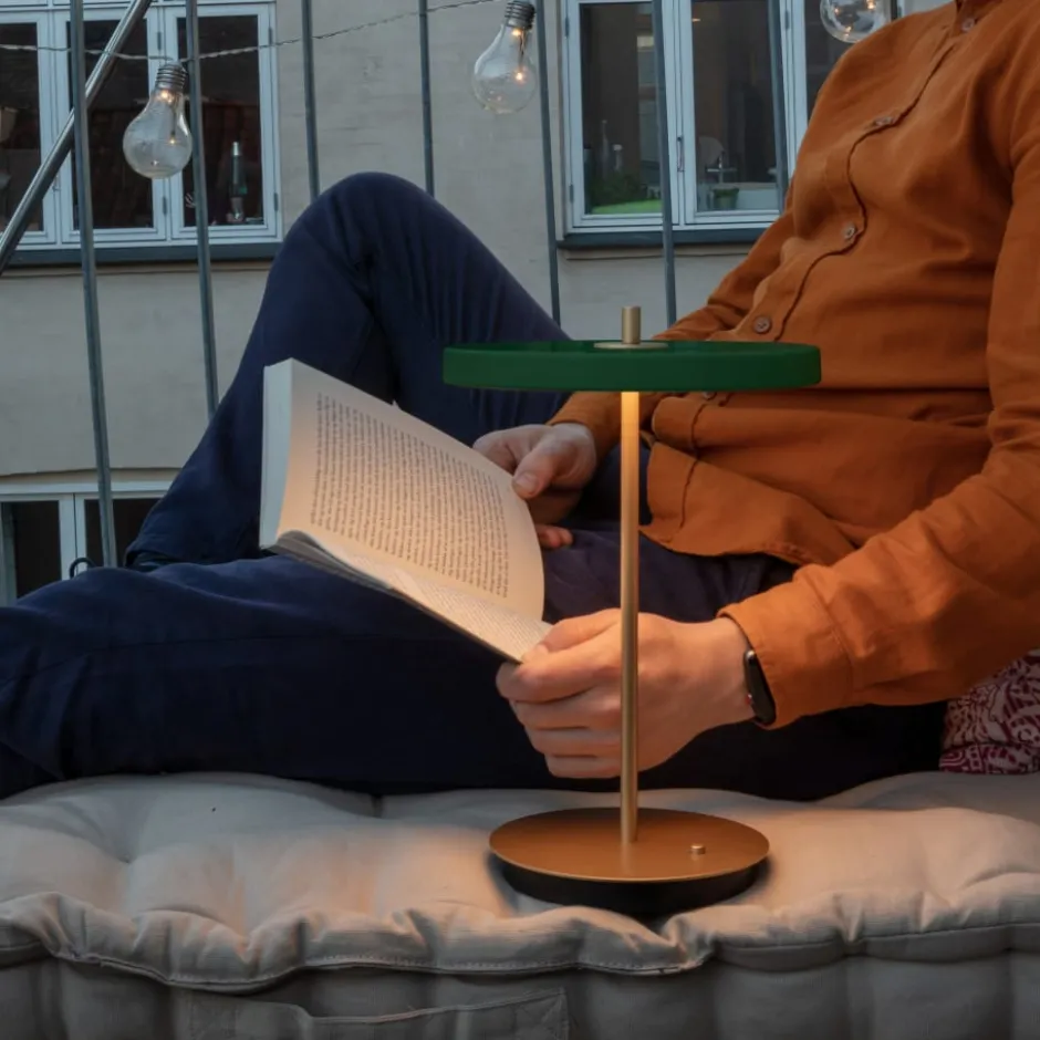 Umage Asteria Move genopladelig bordlampe, grøn