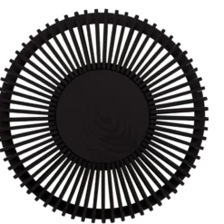 Umage Clava Up Wood væglampe, sort træ, Ø35 cm