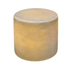 Unison marmor bordlys, silke, H8 cm