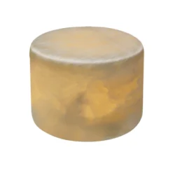 Unison marmor bordlys, silke, H6 cm
