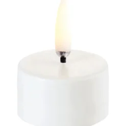 Uyuni LED fyrfadslys, batteri, hvid