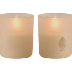 Uyuni LED stearinlys, beige