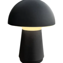 Veli Line genopladelig bordlampe, sort