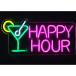 Veli Line Happy Hour neonskilt