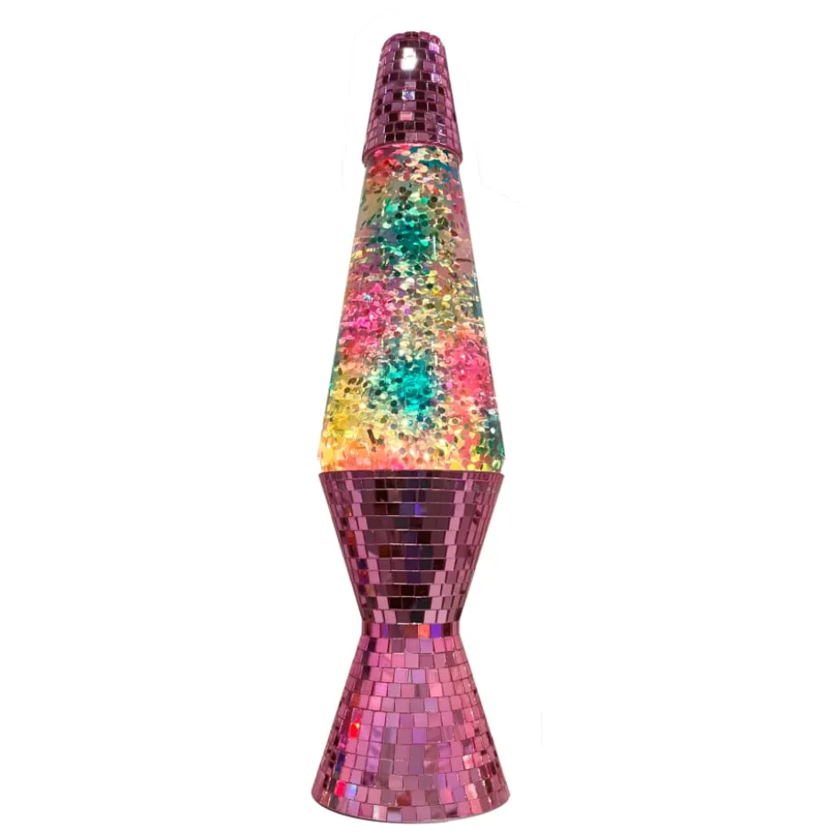 Veli Line lavalampe, rosa mosaik