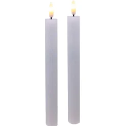 Veli Line LED kronelys, batteri, hvid
