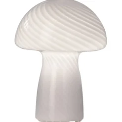 Veli Line Mushroom genopladelig bordlampe, hvid