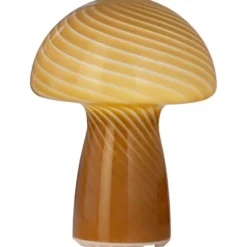 Veli Line Mushroom genopladelig bordlampe, brun