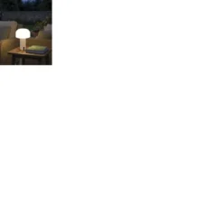 Veli Line Shape genopladelig bordlampe, beige