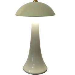 Veli Line Smooth Touch genopladelig bordlampe, grøn