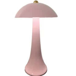 Veli Line Smooth Touch genopladelig bordlampe, lyserød