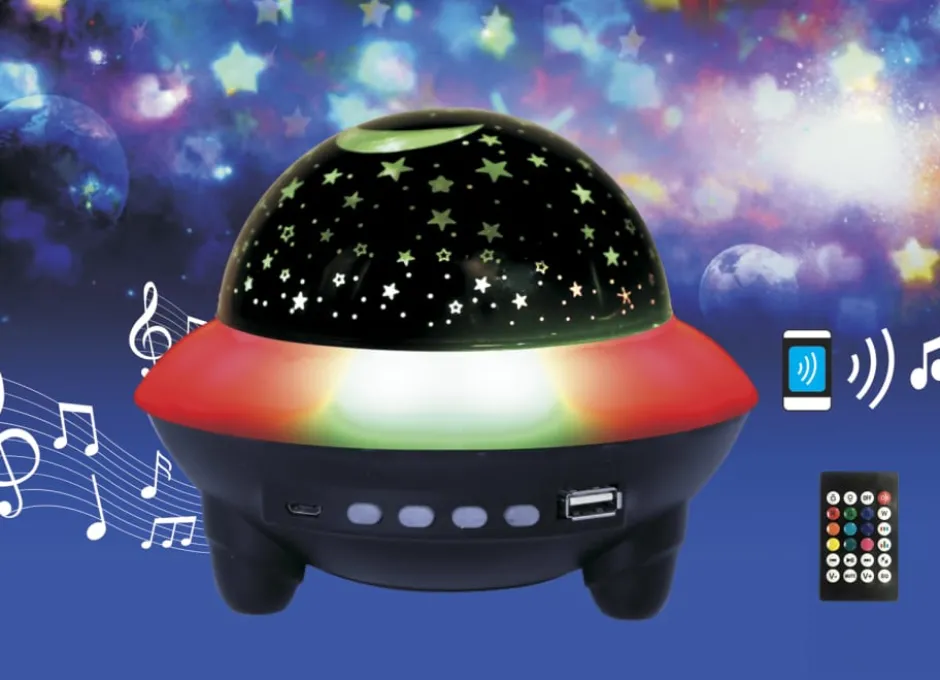 Veli Line stjernehimmel lampe med højtaler